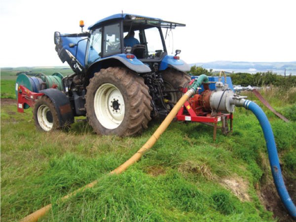 Application of layflat hose