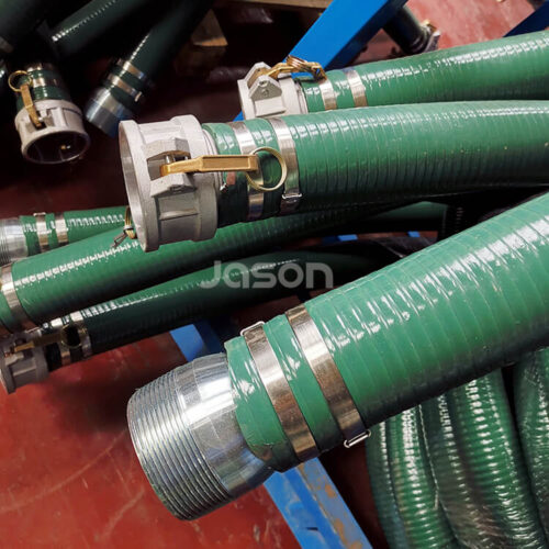 green suction hose